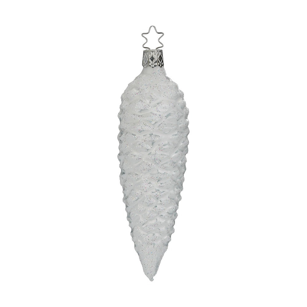 Glitzernder Zapfen, 13.5 cm