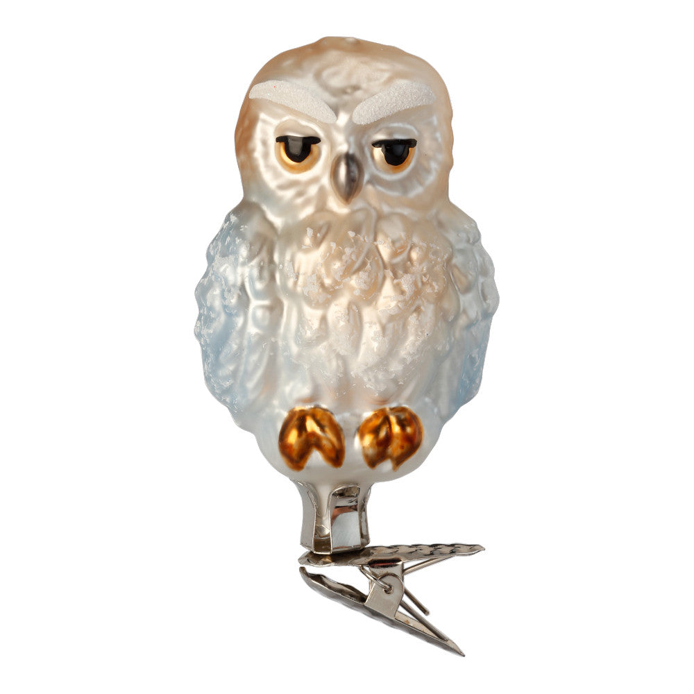 Stolze Schneeeule, 8 cm