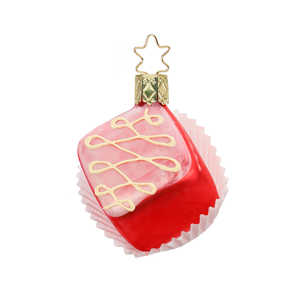 Petit Four, dunkelrosa, 6 cm