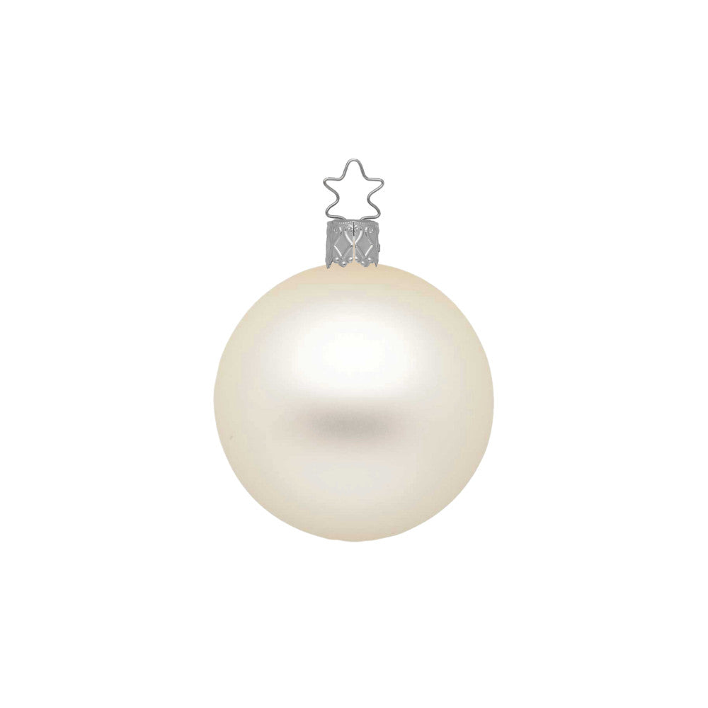 Kugeln, champagner matt, 10 cm