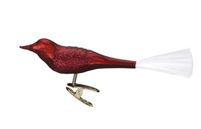 Bird, burgundy matt, 4''