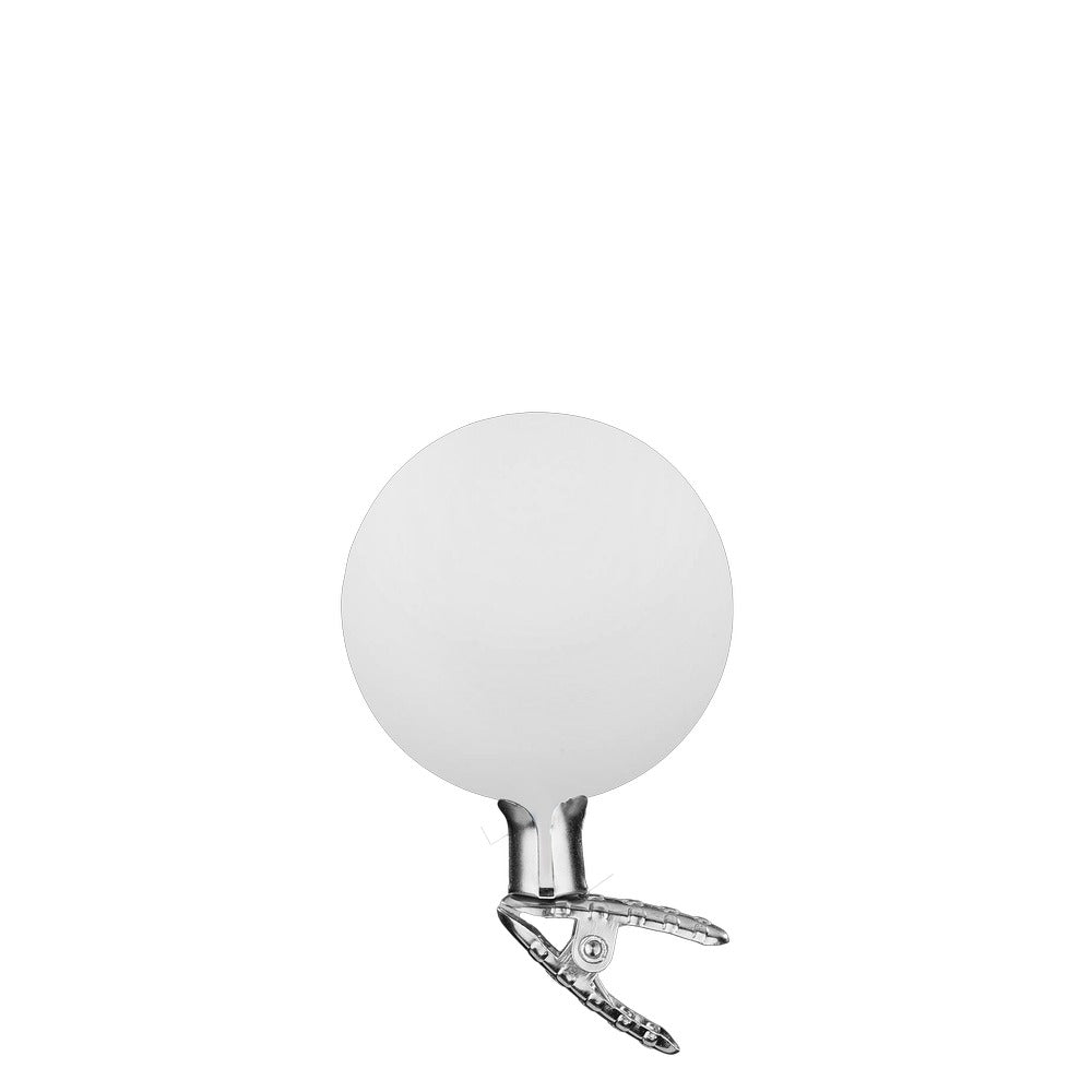 Kugeln auf Clip, porzellanweiß matt , 8 cm