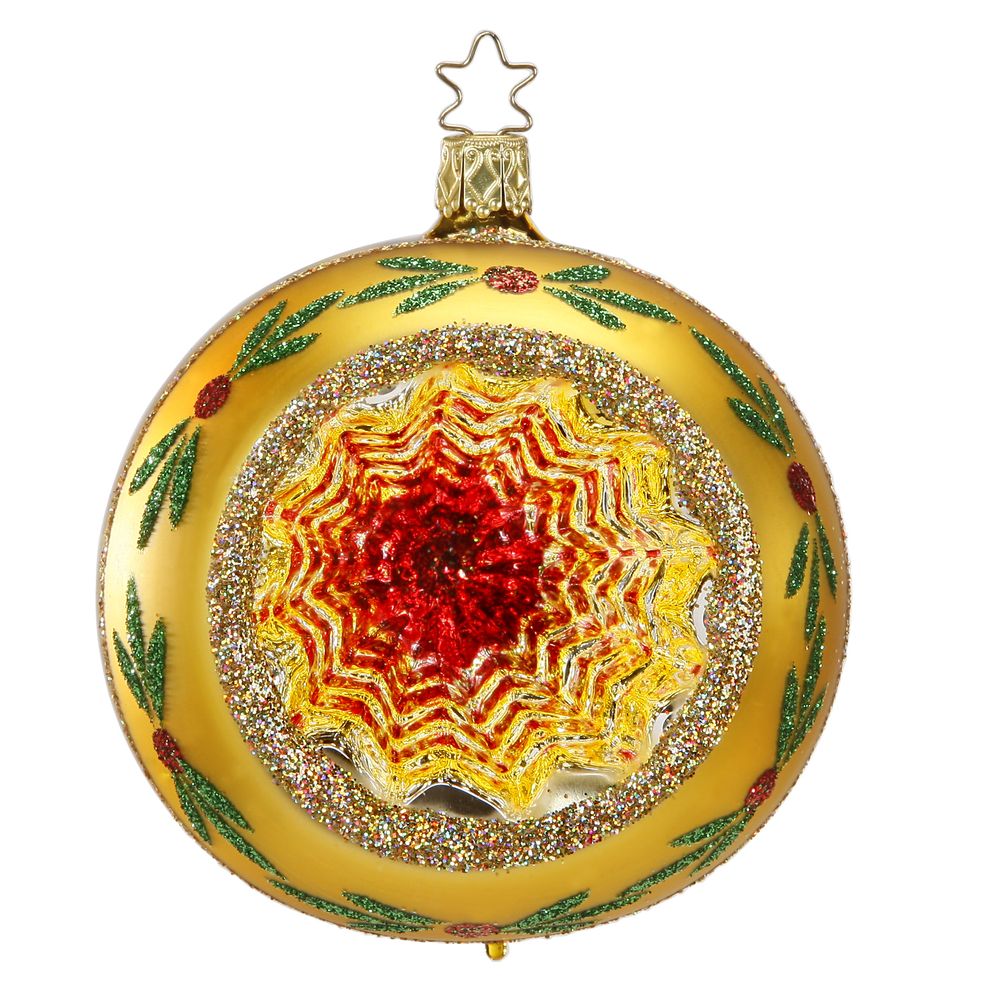 Funkelnder Reflex, gold, 10 cm