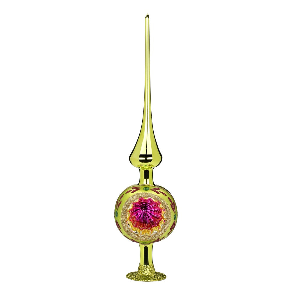 Funkelnder Reflex, 8 x 33 cm, frühlingsgrün glanz