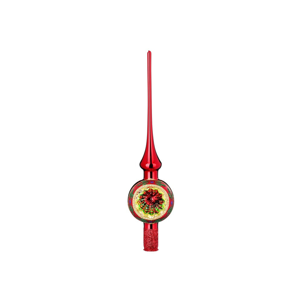 Funkelnder Reflex, 7 x 30 cm, rot glanz