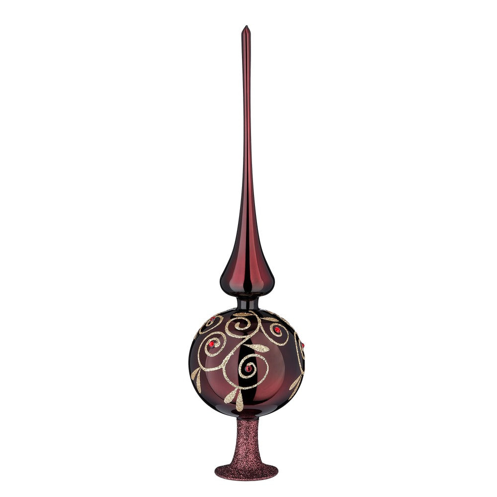 Radiant Passion, 4 x 14.2'', port wine shiny