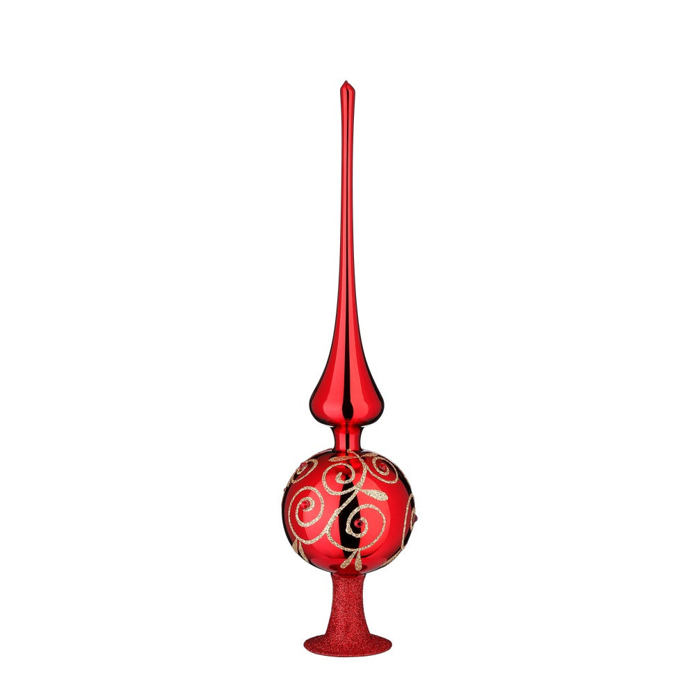 Strahlende Leidenschaft, 8 x 33 cm, rot glanz