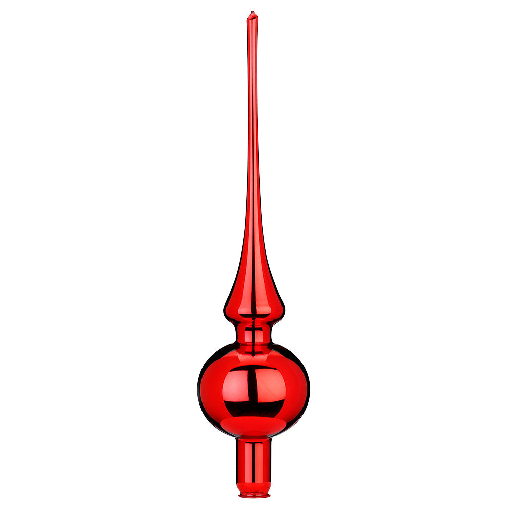 Spitze, rot glanz, 7 x 30 cm