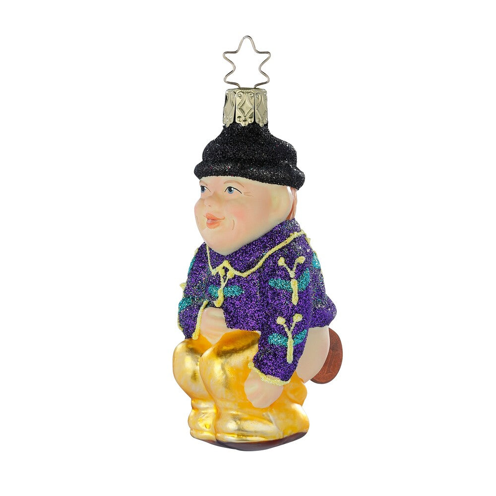 Geldscheißerle, lila, 10 cm