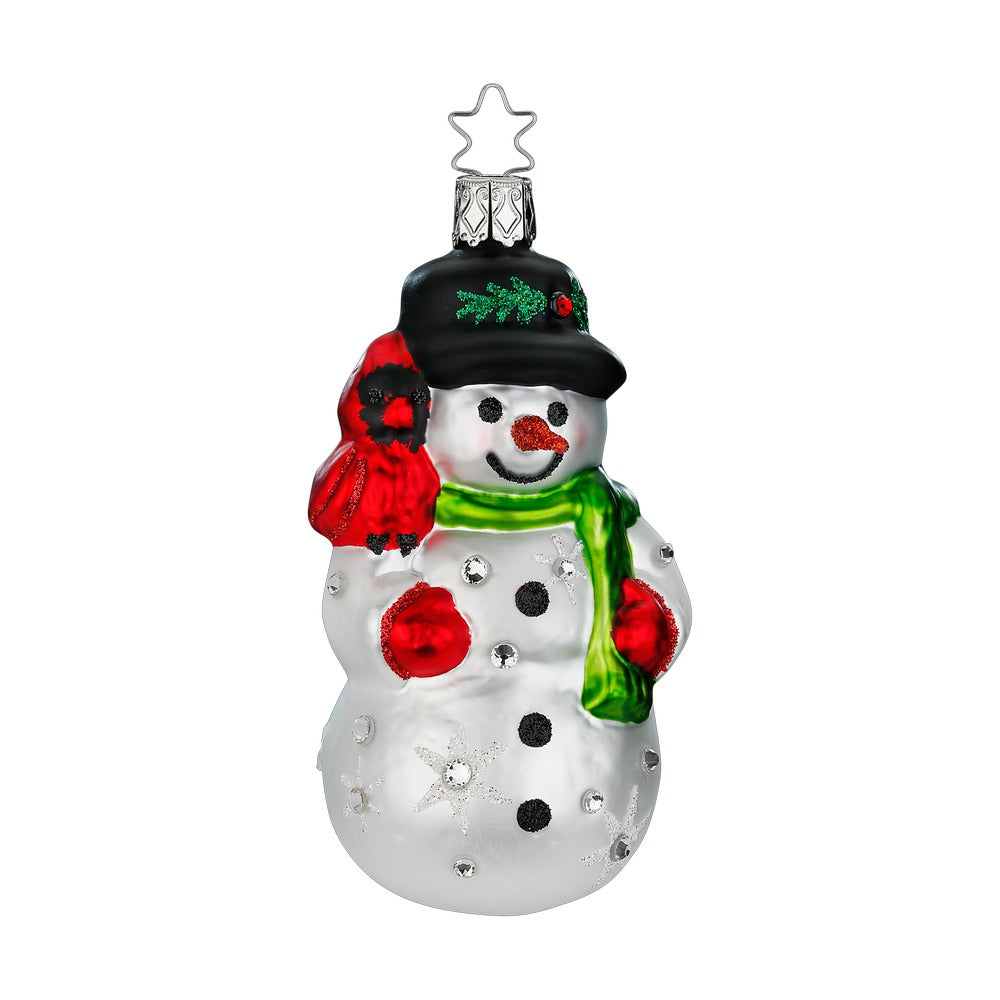 Schillernder Schneemann, 11 cm