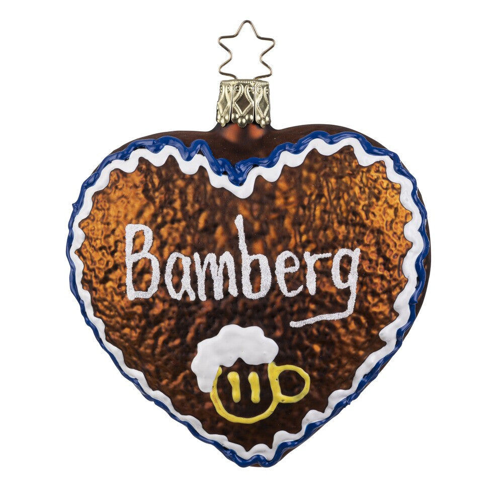 Lebkuchenherz Bamberg, 9 cm