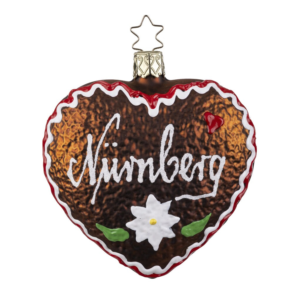 Lebkuchenherz Nürnberg, 9 cm