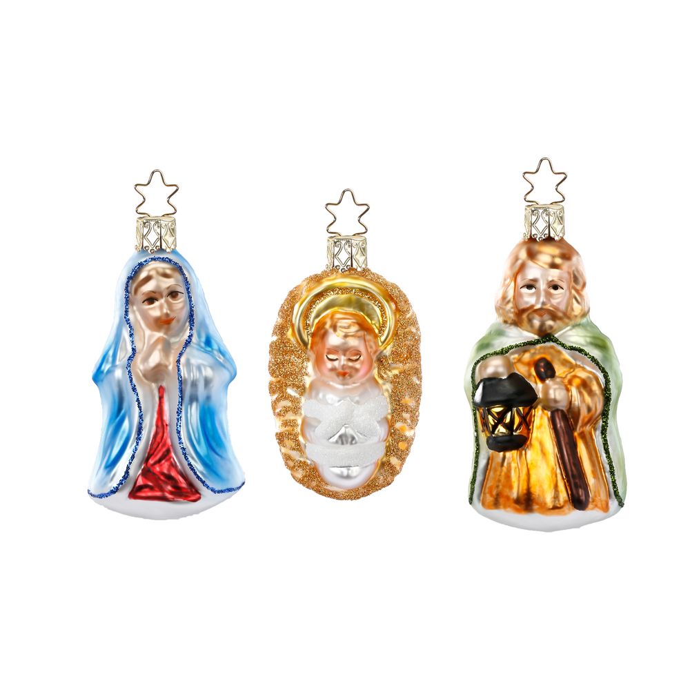 Die Heilige Familie, 6.5-8.5 cm, 3 Stk.