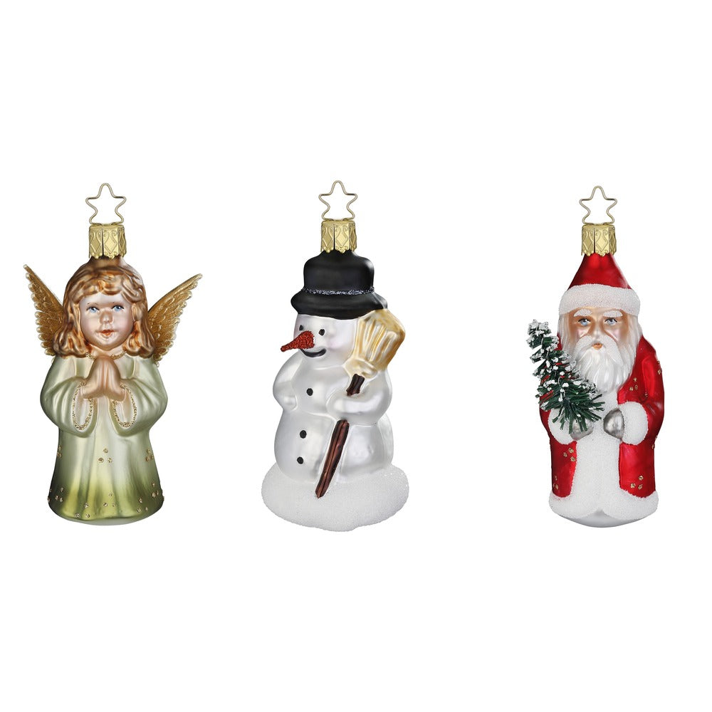 Frohe Weihnachten, 10 - 10.5 cm, 3 Stk.