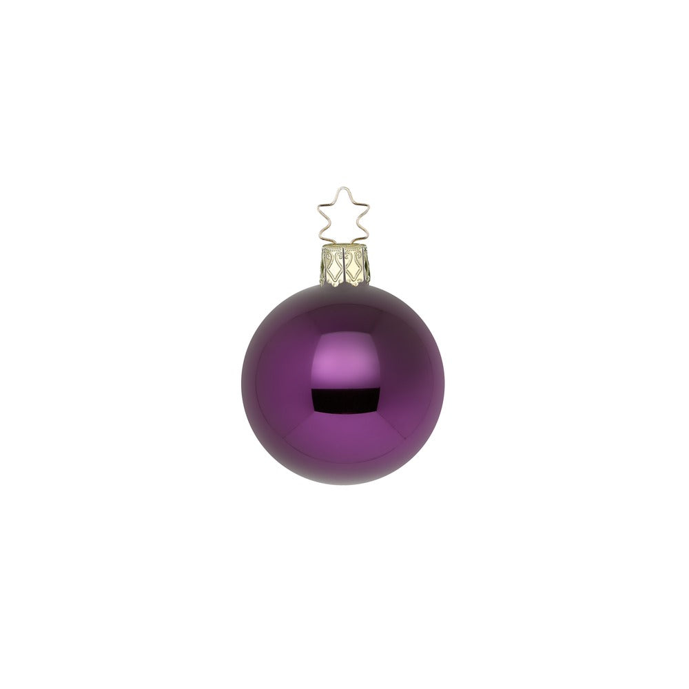 Kugeln, royalviolett glanz, 6 cm