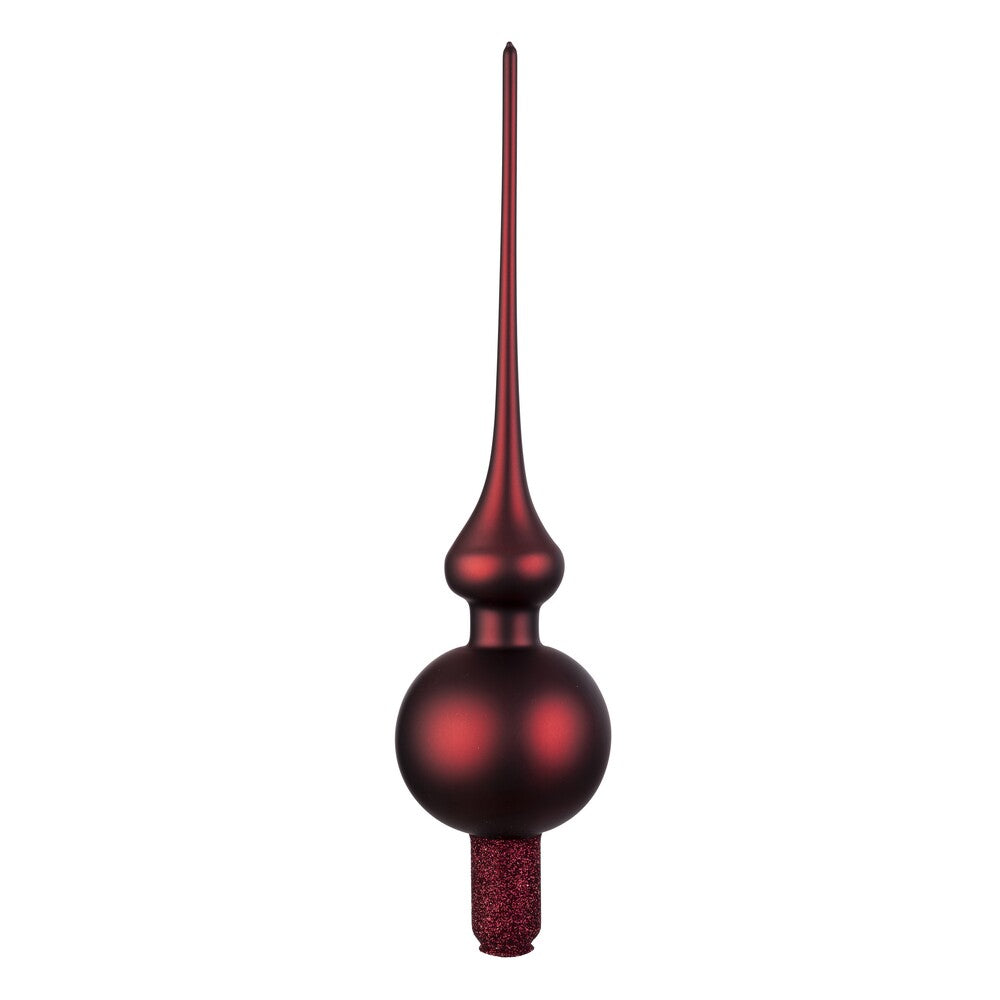 Spitze, bordeaux matt, 7 x 30 cm