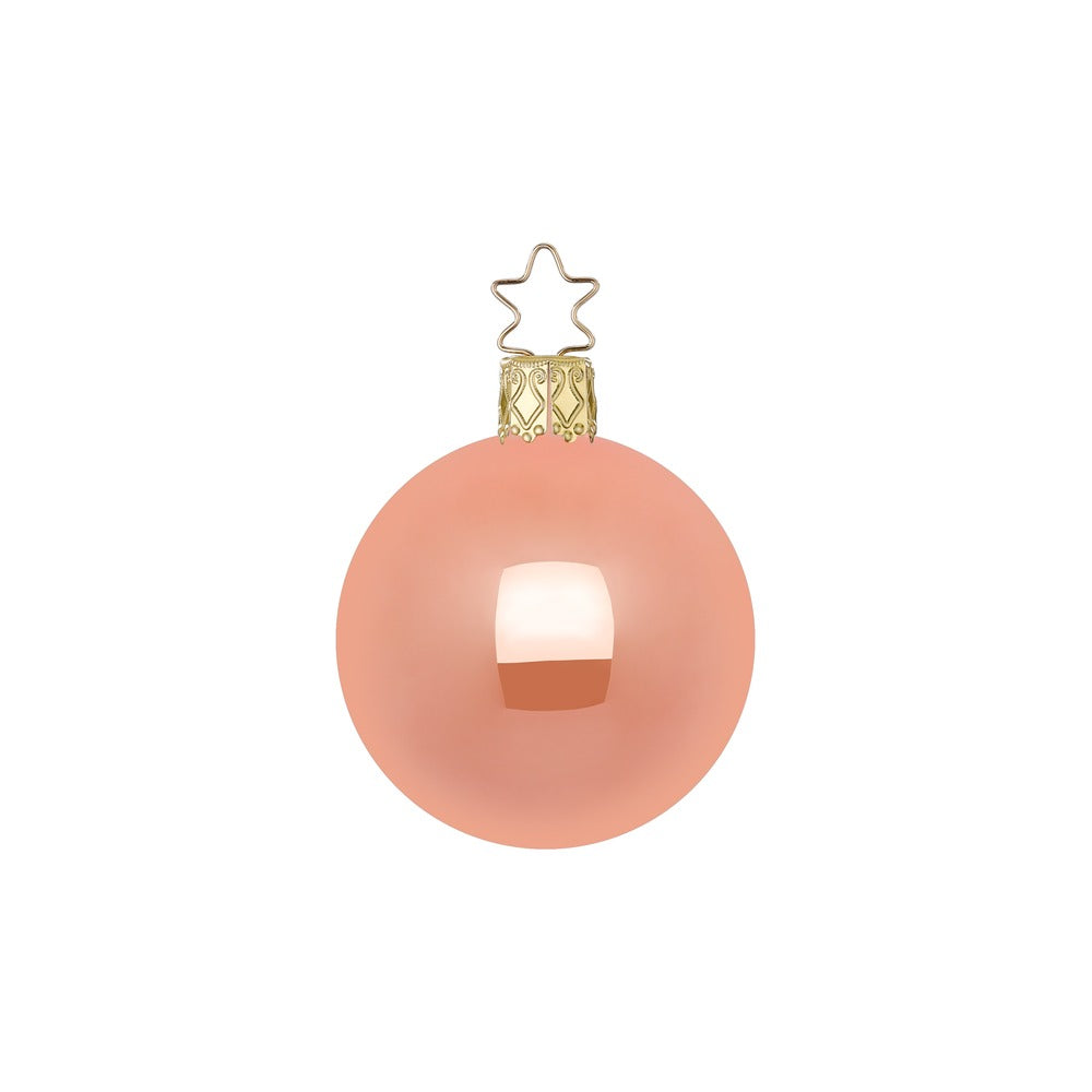 Kugeln, apricot opal, 10 cm