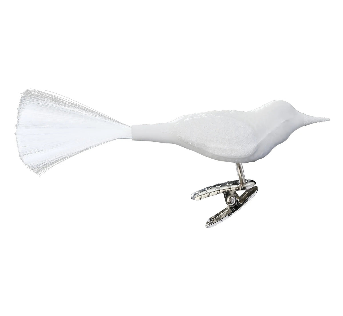 Bird, porcelain white matt, 4'' (10 cm)