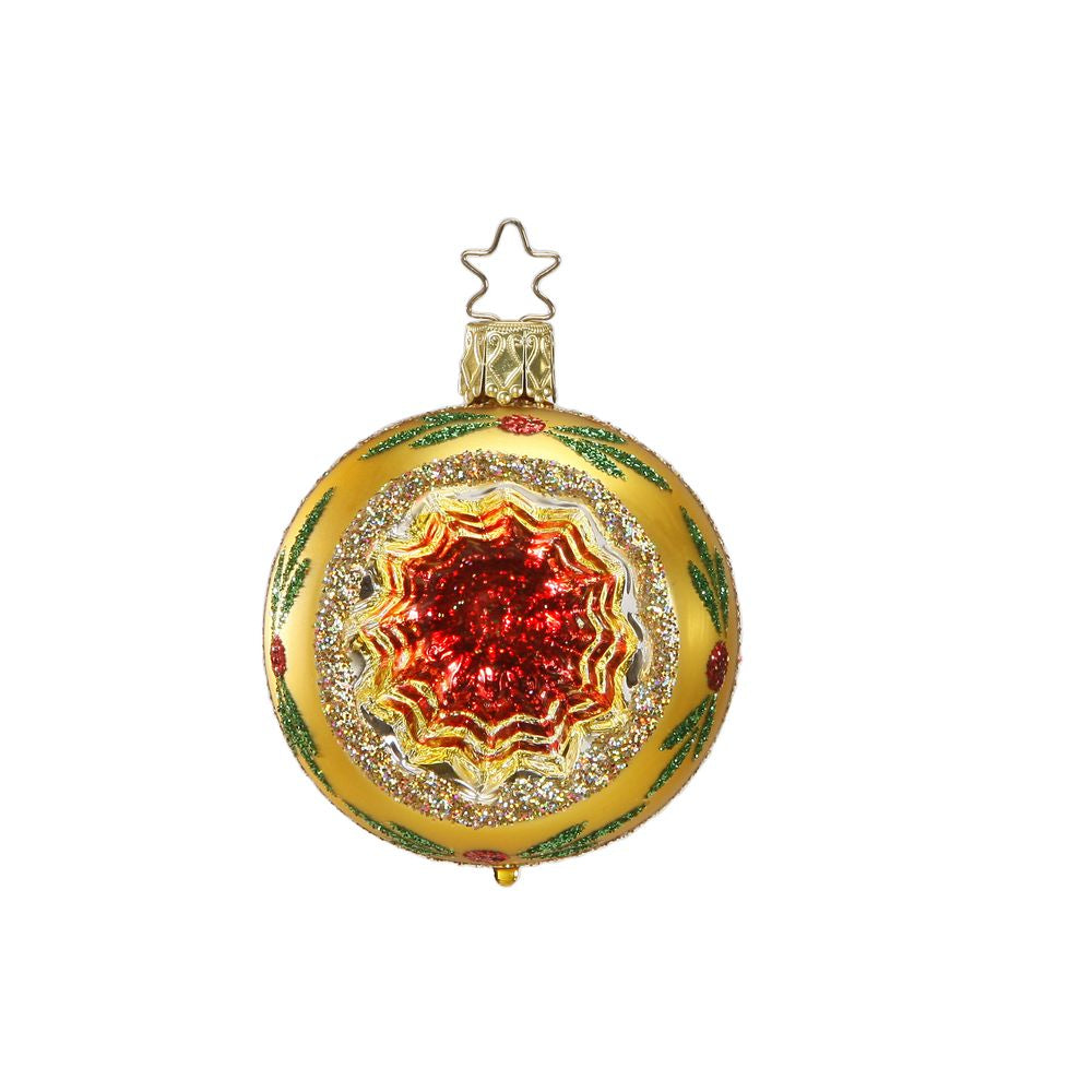 Funkelnder Reflex, gold, 6 cm