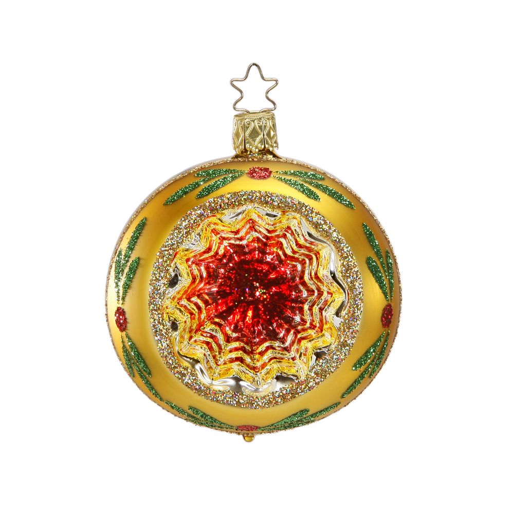 Funkelnder Reflex, gold, 8 cm