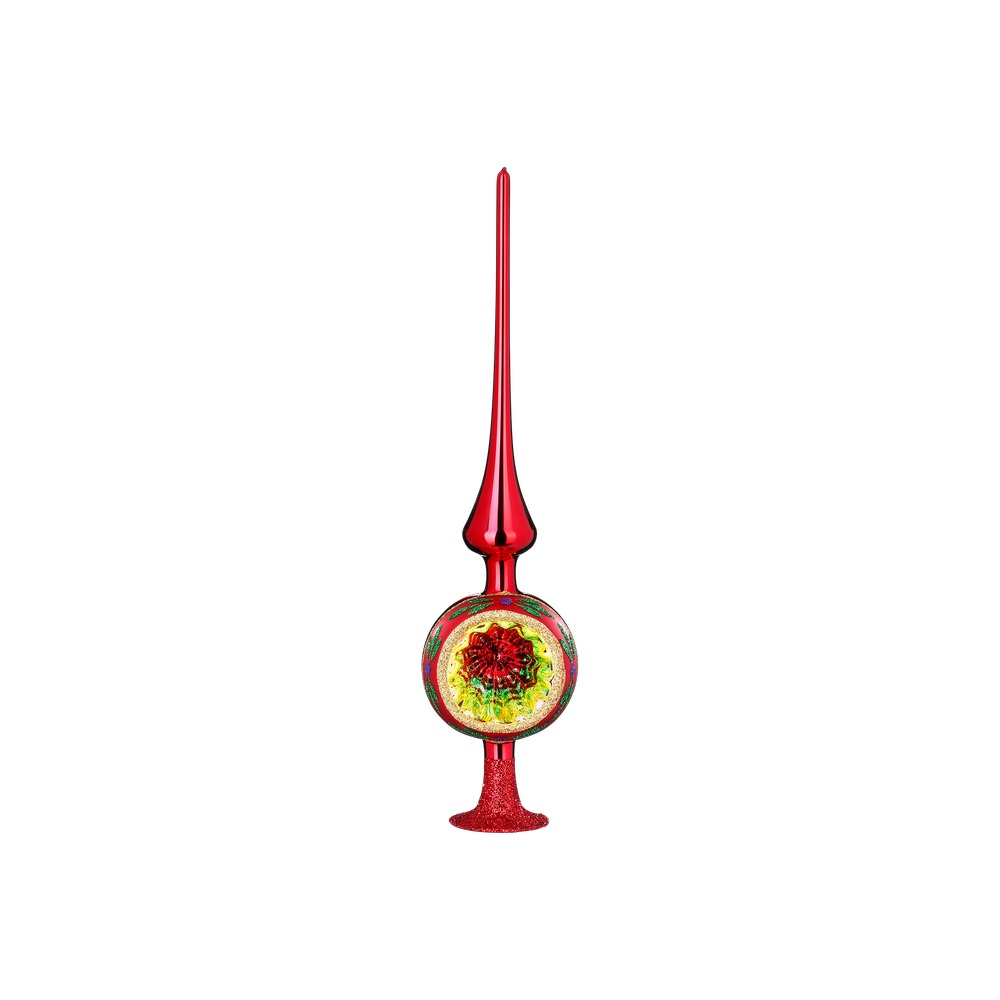 Funkelnder Reflex, 8 x 33 cm, rot glanz