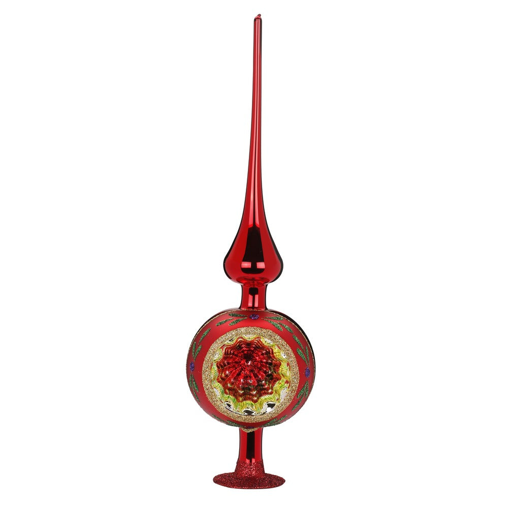 Funkelnder Reflex, 10 x 36 cm, rot glanz