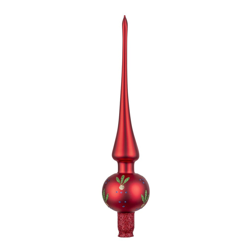 Blütenfunkeln, 6 x 27 cm, rot matt