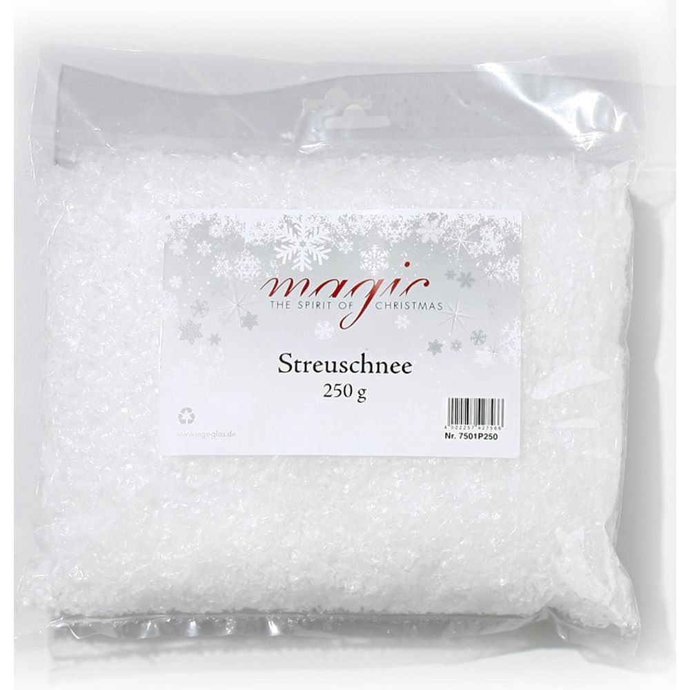 Streuschnee, Kunststoff, 22.5 cm, 250 g