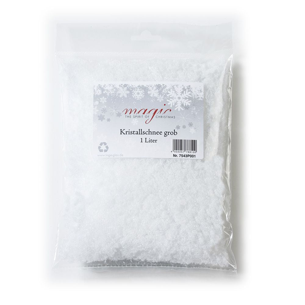 Kristallschnee, grob, Kunststoff, 1000 ml